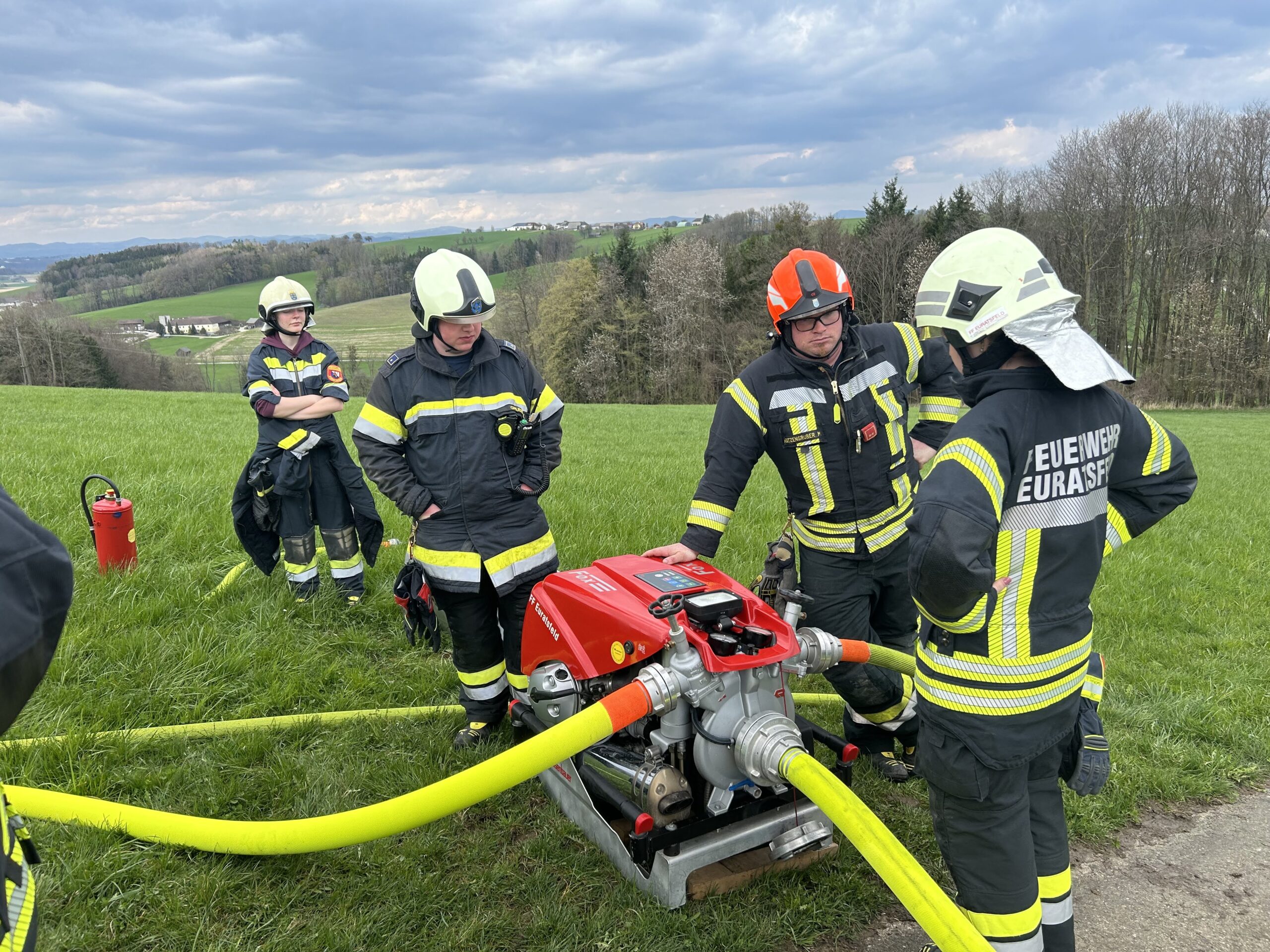 Unterabschnittsübung in Neuhofen a.d. Ybbs