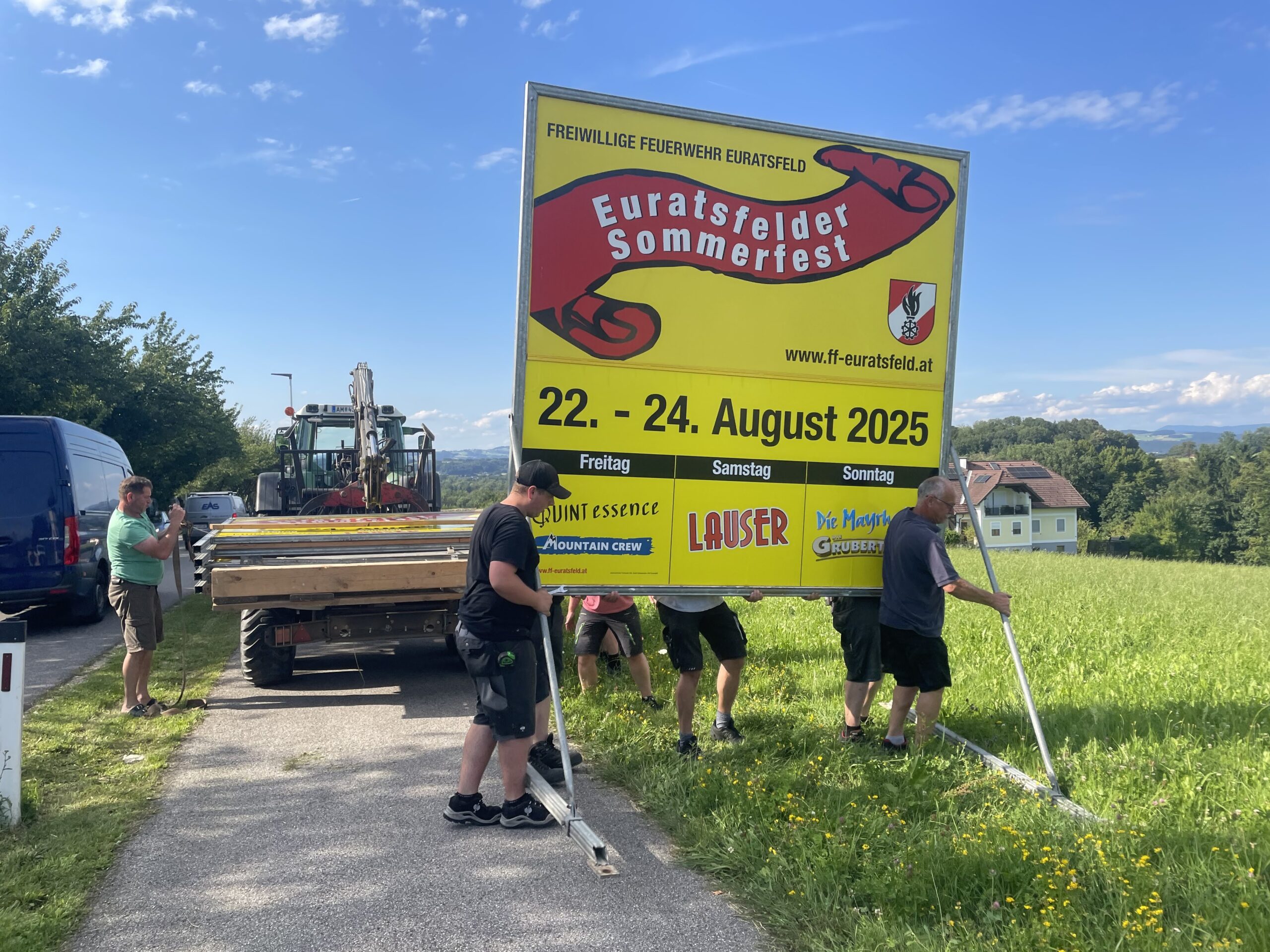 Laufende Vorbereitungsarbeiten – Sommerfest 2025