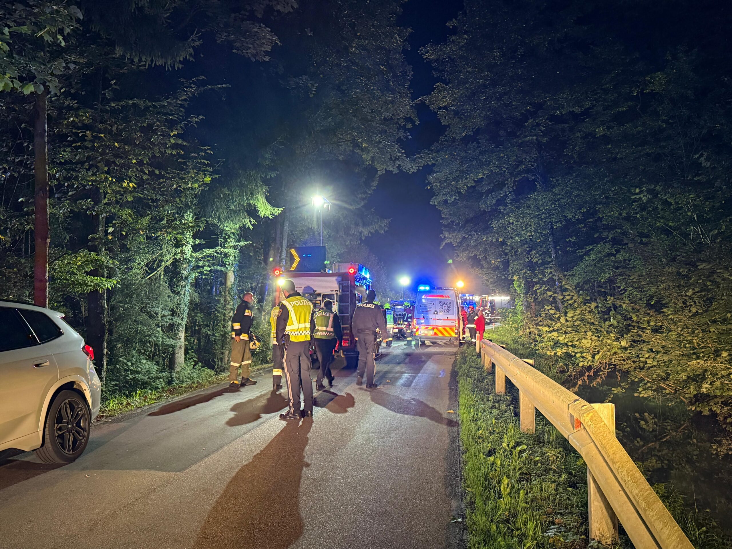 T2 – Verkehrsunfall mit Menschenrettung im Einsatzgebiet der FF Ferschnitz